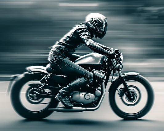 Full Throttle - High Speed Motorcycle Sticker 2x2